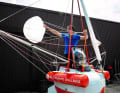 Bedwell uses the drift anchor to protect the boat from too much drift in unfavourable winds