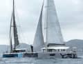 Unequal race, one of many - the Balance 482 (l.) competes in the performance class, the Excess 14 in the cruising catamaran class