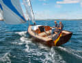 On the move with the Mahogany Blitz: sailing when others are motoring - and in the most stylish way possible