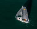 From the air, the width, which extends all the way aft, is particularly striking