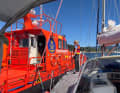 Im Schlepp mit dem Rettungsschiff der Salvamento Maritimo