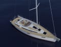 Le gréement standard est le gréement à deux bosses avec des voiles traditionnelles. Un mât à enrouleur est également disponible en option.