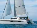 C-Cat 48: The Italian brand has inherited the C in its name and the DNA of Comet. It also wants to cater for owners who are demanding in terms of sailing and aesthetics - and has everything it takes to do so. Data: Hull length 14.80 m, beam 7.30 m, draught 2.20 m, weight 9.7 tonnes, sail area 133 m², STZ 5.4; www.c-catamarans.com