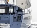 The hulls are conspicuously narrow, which is at the expense of living space
