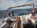 Sailing is all the more relaxed with the trade wind behind you