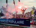 Clarisse Crémer at the finish line in February 2021