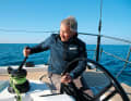 The mainsheet winches are very easy for the helmsman to reach