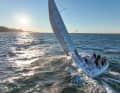 The more wind, the more fun, especially upwind