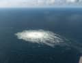 Gas leak from Nord Stream 2 in the Baltic Sea, taken from Danish F16 fighter jets