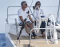 The helmsman and mainsheet trimmer sit relatively low aft. In the long run, the seating position can be tiring