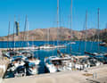 La minuscule marina de Tilos est souvent rapidement occupée