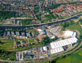 Das Kernstück der Werft liegt in Greifswald am Flüsschen Ryck.