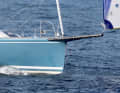 Long trunk: The extendable bowsprit for the gennaker is 2.40 metres long