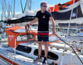Damien Guillou am Steg in Kapstadt