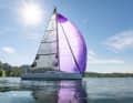 Macht auch bei wenig Wind eine gute Figur. Die J/9 beim Test in der Schweiz