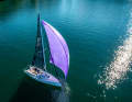 The bird's eye view emphasises the elongated, slender lines. The design is unmistakably Johnstone's
