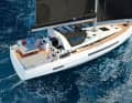 Vielleicht eines der sehenswertesten Boote der Messe: die Jeanneau Yachts 55