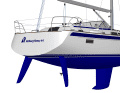 Surprising new features: Double rudder blades and a bathing hatch