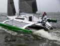The floats provide plenty of buoyancy and therefore stability