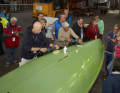 In addition to the socialising part, there were numerous workshops to learn about the preservation of old boats