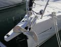 Not particularly attractive, but practical: if you anchor a lot, you can leave the ground anchor attached to the bow. The fixed bowsprit is an option