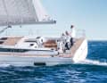 Like the C 45, the C 50 is equipped with a self-tacking jib and under-deck furler