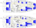 I diversi layout possono essere combinati tra loro. Ne derivano numerose varianti per l'allestimento personalizzato degli interni.