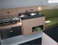 Useful option: pantry with two-burner hob and large sink