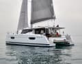 Selbst bei sehr wenig Wind lässt sich das Boot noch segeln