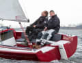 Can also be sporty. If you like, you can also sit up high. Even foot straps for riding out would be possible