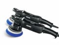 ... Eccentric polishers, as shown here, do not cause these problems. Like the grinder of the same name, they work with small orbital movements, but differ in speed and stroke. While the disc of sanders usually only rotates in 5 to 6 millimetre ellipses, the disc of the big-foot machines from Rupes moves by 15 or 21 millimetres, which results in significantly more stock removal and faster work. Even these eccentrics do not deliver the same polishing performance as a rotary machine. However, the easier handling and reduced fatigue easily compensate for the additional time required. They are clearly the better choice for private users