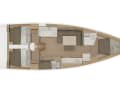 Dufour 430 Grand Large, version with four double cabins and two bathrooms