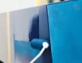 3. when applying with a roller, it is noticeable that only very few and very small bubbles form in the lacquer layer