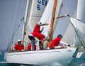 Impressions du championnat du monde des yachts 8 mR à Langenargen, sur le lac de Constance. Photos de Nico Krauss