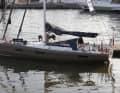 The new Bente 39 has the typical chines of its smaller predecessor. However, the hull is not as high compared to the length of the boat