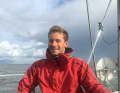 Lennart Burke. The 19-year-old high school graduate from Stralsund has sailed Opti, 420, Soling and Melges 24, among others, and is currently on his way to an Atlantic round with a 47-year-old IW 31 - still without regatta mode