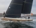 With its flat deck and optional carbon fibre sails, you almost think you're watching a competitor in the Volvo Ocean Race