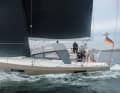 The fully glazed dodger is the characteristic feature of the Bente and is unique on yachts