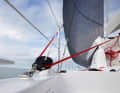 Funktional: Der sinnvolle Code Zero wird wie alles andere auch von der Flybridge aus bedient...