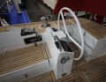 The helmsman can choose between different sitting and standing positions