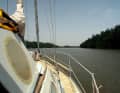 En route sur le fleuve Gambie