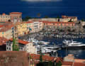 The town harbour of Portoferraio on Elba is beautiful and sophisticated, and in summer the mega yachts crowd here