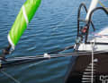 Wide flared bowsprit