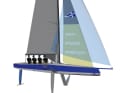 Ansichten des neuen Einrumpffoilers AC9F