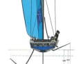 Ansichten des neuen Einrumpffoilers AC9F