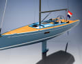 Saffier Se27 Leisure. Der neue Daysailer aus Holland zeigt sich wandlungsfähig und unter Deck auch wohnlich. Dazu ist ein besonders attraktiver Preis angekündigt. Halle 17, Stand C21
