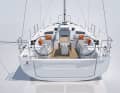 Wide stern, narrow running decks, steering columns positioned far aft: Beneteau has trimmed everything on the new Oceanis 40.1 to optimise space utilisation