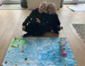 ....But an Opti wasn't enough: Paul and Lotte Jeschonnek also had their home waters of Mühlenberger Loch on the Elbe created in their living room - complete with launch and harbour. Bravo!