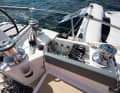 All sails and the folding mechanism are operated by the winches located at the helm stations. The two aft ones are fitted with electric drives as standard