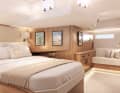 Princely conditions. Expansion with the aft master cabin